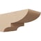 Ekena Millwork 10"W x 20"D x 10"H Wide Ridgewood Rough Cedar Woodgrain TimberThane Corbel, Primed Tan CORUR10X20X10RIDRCPR - alternate 1